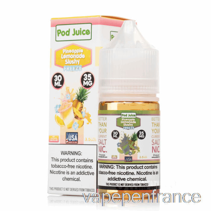 Congeler La Limonade à L'ananas - Jus De Dosette - 30 Ml 35 Mg Stylo Vape